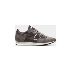 Buty Philippe Model TRLU 5003 TROPEZ. Szare trampki męskie Philippe Model, bez wzorów, bez zapięcia. Za 830,26 zł.