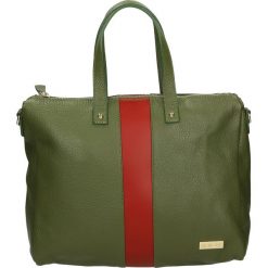 Torba - 100-147-O V-R. Żółte torebki klasyczne damskie Venezia, ze skóry. Za 339,00 zł.
