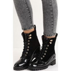Buty zimowe damskie: Czarne Botki Big City Life