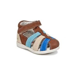Sandały Dziecko Kickers BABYSUN. Pomarańczowe sandały chłopięce Kickers, bez zapięcia. Za 181,30 zł.