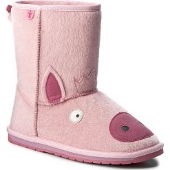 Buty EMU AUSTRALIA - Piggy K11591 Pale Pink. Różowe śniegowce dziewczęce EMU Australia, bez zapięcia. W wyprzedaży za 239,00 zł.