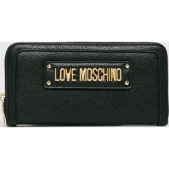 Love Moschino - Portfel. Czarne portfele damskie marki Love Moschino, z materiału. Za 399,90 zł.