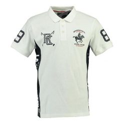 T-shirty chłopięce z krótkim rękawem: Koszulka polo „Kevian” w kolorze białym