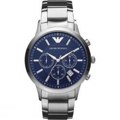 Zegarek EMPORIO ARMANI - Renato AR2448 Silver/Silver. Szare zegarki męskie marki Emporio Armani. Za 1359,00 zł.