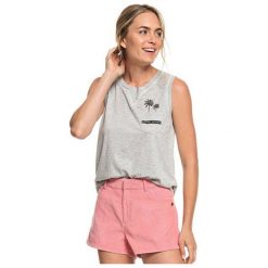 ROXY Koszulka damska Feel So Right B Heritage Heather ERJZT04491-SGRH (rozmiar XL). Brązowe bluzki sportowe damskie Roxy, xl, bez wzorów, bez kołnierzyka, bez rękawów, bez kaptura. W wyprzedaży za 90,00 zł.