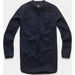 Bluzka w kolorze granatowym. Niebieskie bluzki damskie G-Star, xs, bez wzorów, bez kołnierzyka, bez rękawów. W wyprzedaży za 309,95 zł.