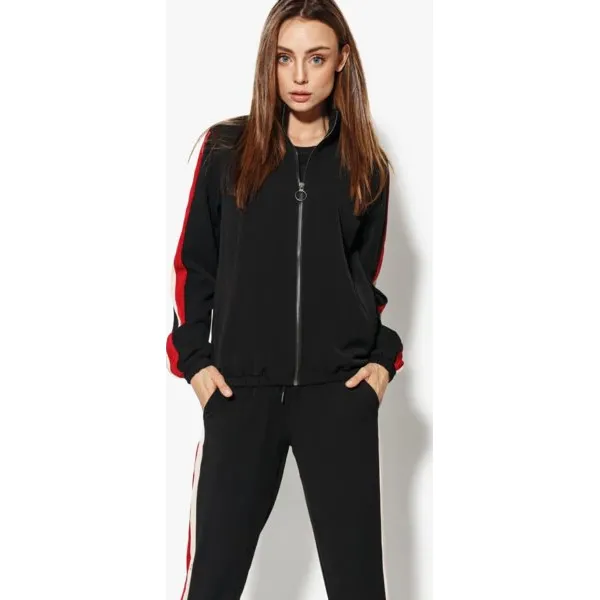 Confront Bluza Poppy , czarny, rozmiar M. Czarne bluzy damskie Confront, s, w paski, z poliesteru, bez rękawów, bez kaptura, trekkingowe. W wyprzedaży za 79,99 zł.