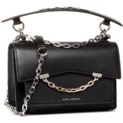 Torebka KARL LAGERFELD - 201W3049 Black. Czarne torebki klasyczne damskie KARL LAGERFELD, bez wzorów, ze skóry, klasyczne, na ramię, bez dodatków. Za 1569,00 zł.