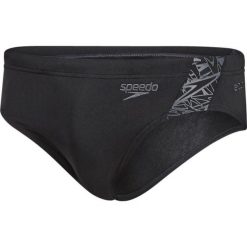Kąpielówki męskie: Speedo Kąpielówki męskie Boom Splice Brief czarno-szare r. 95 (8-10854B443)