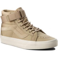 Sneakersy VANS - Sk8-Hi Reissue St VN0A3QY2UB5 (Leather) Ballistic/Corns. Brązowe półbuty damskie marki Vans, bez wzorów, ze skóry, klasyczne, bez obcasa, bez zapięcia. W wyprzedaży za 279,00 zł.
