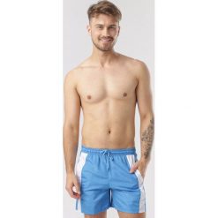 Jasnoniebieskie Szorty Melikaia. Niebieskie spodenki i szorty męskie Born2be, xl, bez wzorów. W wyprzedaży za 24,99 zł.