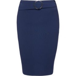 Spódnica ołówkowa Pennyblack Gamma 11010419. Niebieskie spódniczki damskie Pennyblack, bez wzorów, z poliesteru, midi, ołówkowe. W wyprzedaży za 299,00 zł.