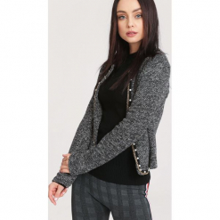 Czarny Żakiet Dignity. Czarne marynarki i żakiety damskie other, xl. Za 64,99 zł.
