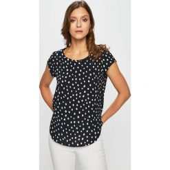 Only - Top. Niebieskie bluzki damskie ONLY, na co dzień, s, bez wzorów, z elastanu, casualowe, z okrągłym kołnierzem, z krótkim rękawem. W wyprzedaży za 39,90 zł.