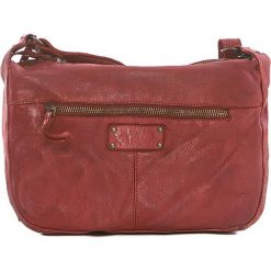 Torebki klasyczne damskie: Skórzana torebka w kolorze czerwonym – 26 x 21 x 9 cm
