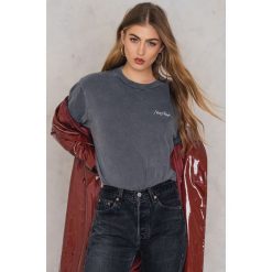 T-shirty damskie: New Black T-shirt z długim rękawem Little Signature – Grey