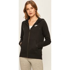Nike Sportswear - Bluza. Czarne bluzy damskie Nike Sportswear, s, bez wzorów, z bawełny, bez rękawów, z kapturem. W wyprzedaży za 199,90 zł.