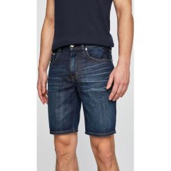 Tommy Hilfiger - Szorty. Niebieskie spodenki i szorty męskie TOMMY HILFIGER, bez wzorów, z elastanu, casualowe. Za 399,90 zł.