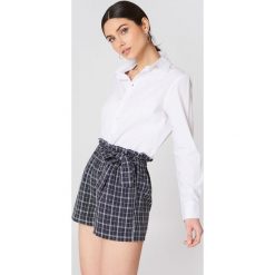 Szorty damskie: Moon River Szorty z wiązaniem w talii – Multicolor,Navy