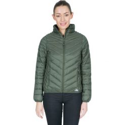 Kurtka "Simara" w kolorze khaki. Brązowe kurtki damskie Trespass Women, xxs, bez wzorów, bez kaptura. W wyprzedaży za 210,95 zł.