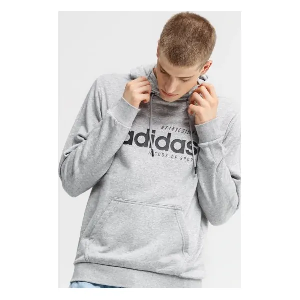 Adidas Bluza M Bb Hdy , szary, rozmiar M. Szare bluzy męskie Adidas, m, z aplikacjami, z bawełny, klasyczne, z kapturem, bez rękawów, bez kaptura. W wyprzedaży za 179,99 zł.