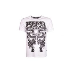 T-shirty z krótkim rękawem Roberto Cavalli S01GC0462. Białe t-shirty męskie Roberto Cavalli, s, bez wzorów, bez kołnierzyka, krótkie. Za 199,00 zł.
