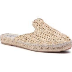 Espadryle MANEBI - Mules V 2.7 M0 Raffia. Brązowe espadryle damskie Manebi, bez wzorów, z tworzywa sztucznego, bez obcasa. Za 429,00 zł.