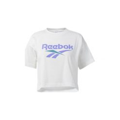 T-shirty z krótkim rękawem Reebok Classic Koszulka Classics Vector Cropped. Białe koszulki damskie Reebok Classic, xl, bez wzorów, bez kołnierzyka, z krótkim rękawem. Za 99,95 zł.