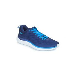 Buty do biegania Hoka one one HUPANA EM. Niebieskie buty sportowe męskie marki Hoka One One, bez zapięcia, do biegania. Za 459,99 zł.
