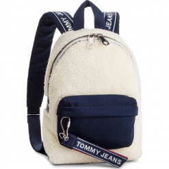 Plecak TOMMY JEANS - Tju Logo Tape Micro Backpack Flc AU0AU00392 902. Niebieskie plecaki damskie marki Tommy Jeans, bez wzorów, z jeansu. Za 399,00 zł.