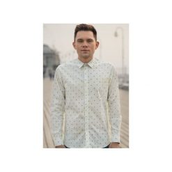 KOSZULA MĘSKA PALMY. Zielone koszule męskie Republic of patterns, xl, bez wzorów, wakacyjne, bez kołnierzyka, bez rękawów. Za 229,00 zł.
