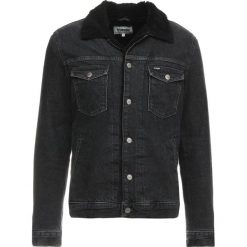Wrangler SHERPA JACKET Kurtka jeansowa midnight stone. Niebieskie kurtki męskie jeansowe marki Reserved, l. Za 589,00 zł.