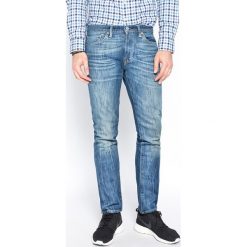 Levi's - Jeansy 511 Slim Fit. Brązowe jeansy męskie regular Levi's®, z aplikacjami, z bawełny. W wyprzedaży za 299,90 zł.