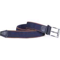 Pasek PAW0100654. Niebieskie paski męskie Giacomo Conti, w paski, z materiału. Za 139,00 zł.