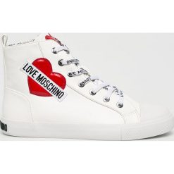 Love Moschino - Trampki. Szare tenisówki damskie Love Moschino, z gumy. Za 799,90 zł.