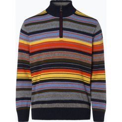Paul & Shark - Sweter męski, niebieski. Niebieskie swetry męskie Paul & Shark, m, w paski, z wełny, bez kołnierzyka, bez kaptura. Za 999,95 zł.