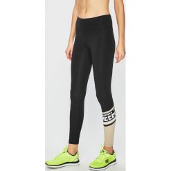 Reebok - Legginsy. Czarne spodnie damskie Reebok, s, z elastanu. W wyprzedaży za 129,90 zł.