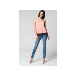 Mosali - Top z Koronką M036. Czarne topy sportowe damskie marki Mosali, m, z materiału, biznesowe. Za 85,00 zł.