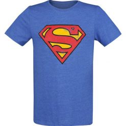 T-shirty męskie: Superman Logo Vintage T-Shirt odcienie niebieskiego