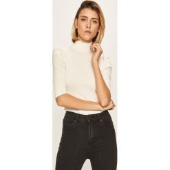 Haily's - T-shirt. Białe bluzki damskie Haily's, s, bez wzorów, z elastanu, z golfem. Za 59,90 zł.