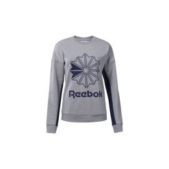Polary Reebok Classic Bluza Classics French Terry Big Logo Crew. Szare bluzy damskie Reebok Classic, s, bez wzorów, bez rękawów, bez kaptura. Za 199,00 zł.