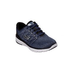 Buty Skechers Flex Advantage 3.0 - Stally. Niebieskie trampki męskie Skechers, bez wzorów, bez zapięcia. Za 316,25 zł.