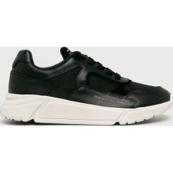 Gant - Buty. Czarne buty sportowe damskie GANT, bez wzorów, ze skóry, sportowe. W wyprzedaży za 349,90 zł.