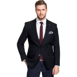Marynarka VITALE MAGS000081. Niebieskie marynarki męskie Giacomo Conti, m, bez wzorów, z bawełny. Za 499,00 zł.