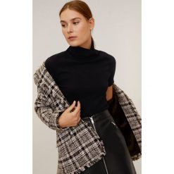 Mango - Sweter Alma. Czarne swetry damskie Mango, s, bez wzorów, z wiskozy, bez rękawów, bez kaptura. W wyprzedaży za 49,90 zł.