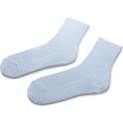 Skarpety Wysokie Damskie TOMMY HILFIGER - 383016001 Spa Blue 155. Niebieskie skarpetki damskie TOMMY HILFIGER, bez wzorów, z elastanu. W wyprzedaży za 29,00 zł.