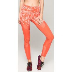 Adidas Performance - Legginsy. Pomarańczowe legginsy damskie marki adidas Performance, s, z elastanu. W wyprzedaży za 299,90 zł.