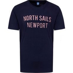 T-shirt NORTH SAILS. Niebieskie t-shirty męskie North Sails, bez wzorów, z bawełny, vintage, z okrągłym kołnierzem. Za 200,00 zł.