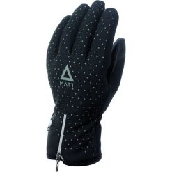 Matt Damskie Rękawice 3202 Girly Gloves, Black, S. Czarne rękawiczki damskie Matt, bez wzorów. W wyprzedaży za 149,00 zł.