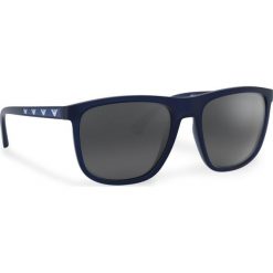 Okulary przeciwsłoneczne Emporio Armani 0EA4124 57236G. Niebieskie okulary przeciwsłoneczne męskie Emporio Armani. W wyprzedaży za 379,00 zł.